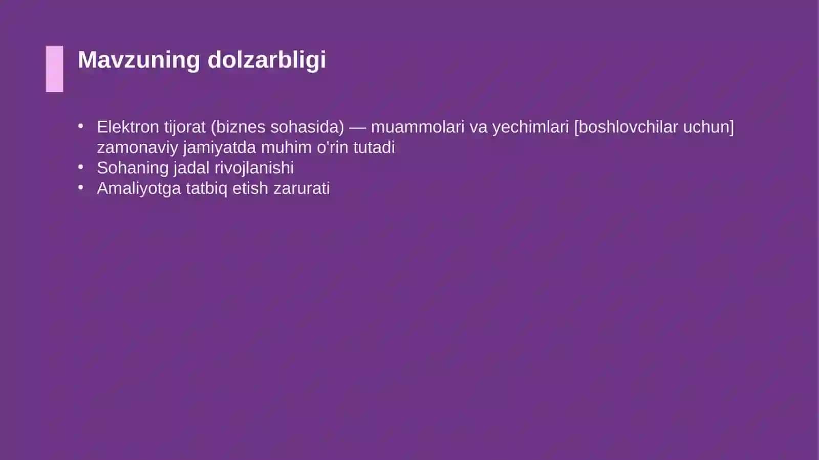 Elektron tijorat (biznes sohasida) — muammolari va yechimlari [boshlovchilar uchun] 4