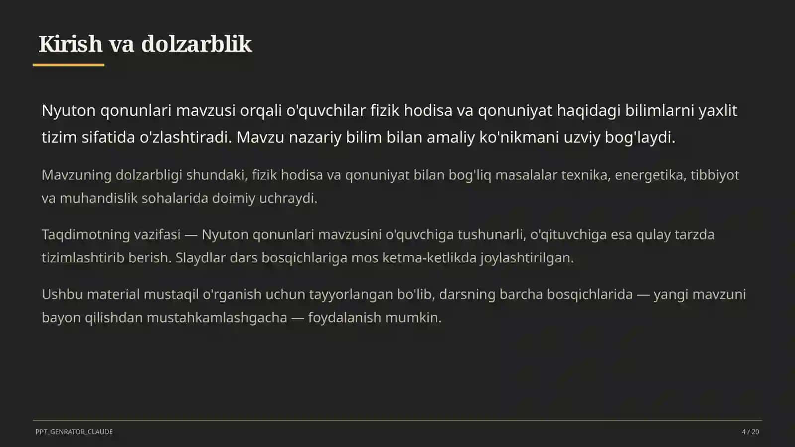Nyuton qonunlari (9-sinf) 4