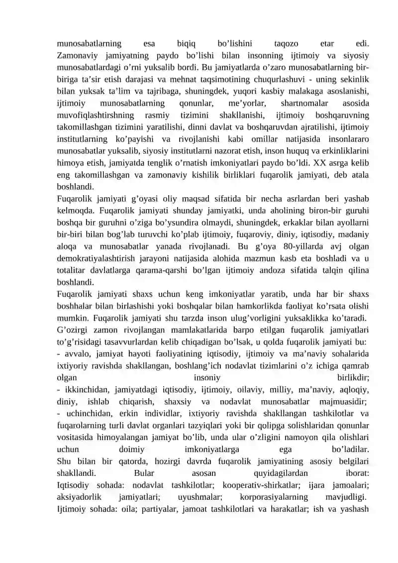 Shaxs, jamiyat va davlat sosiologiyasi 4