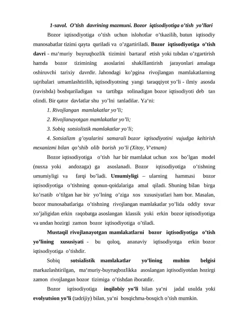 Bozor iqtisodiyoti 4
