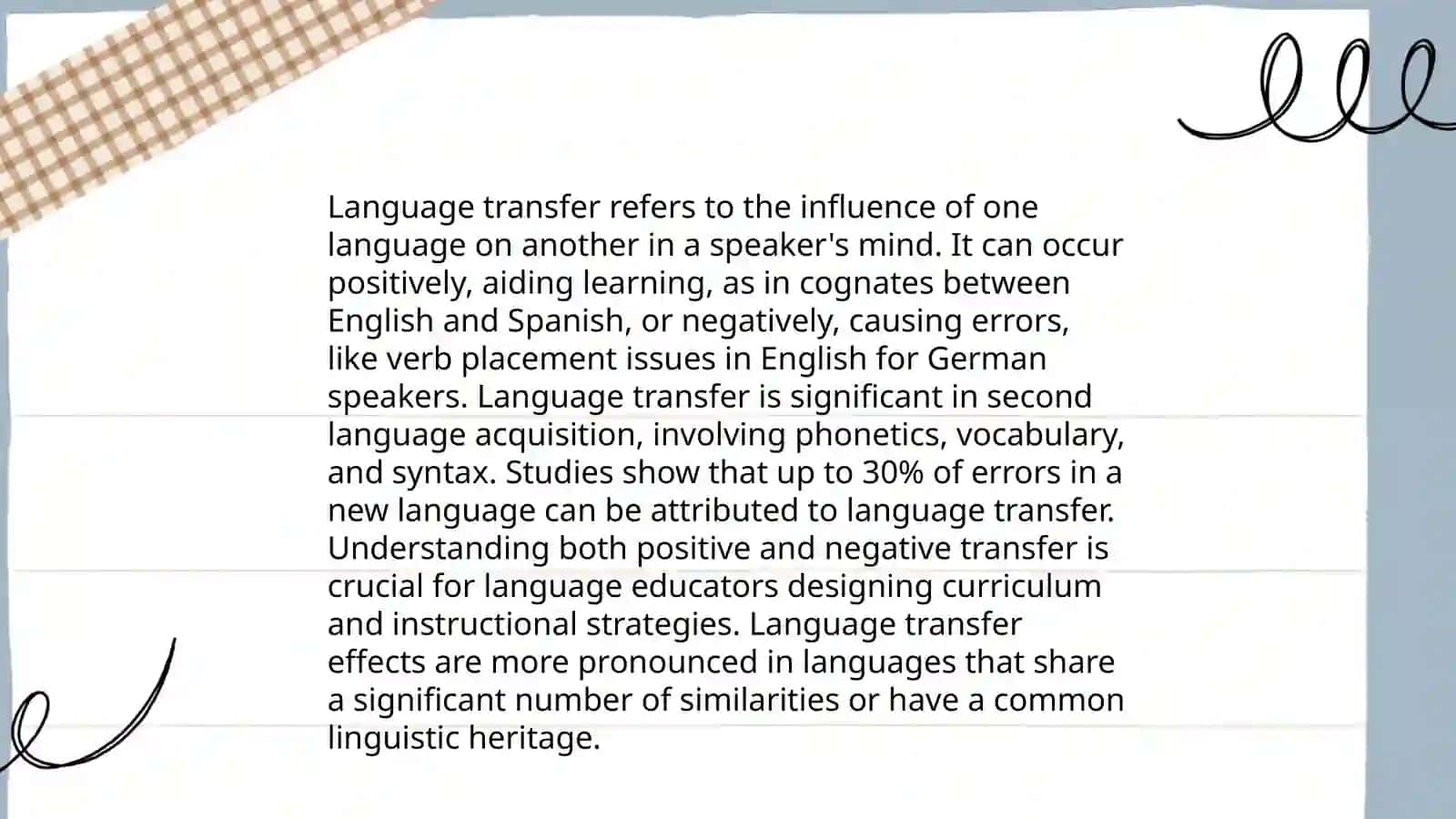 Language Learning Processes 4