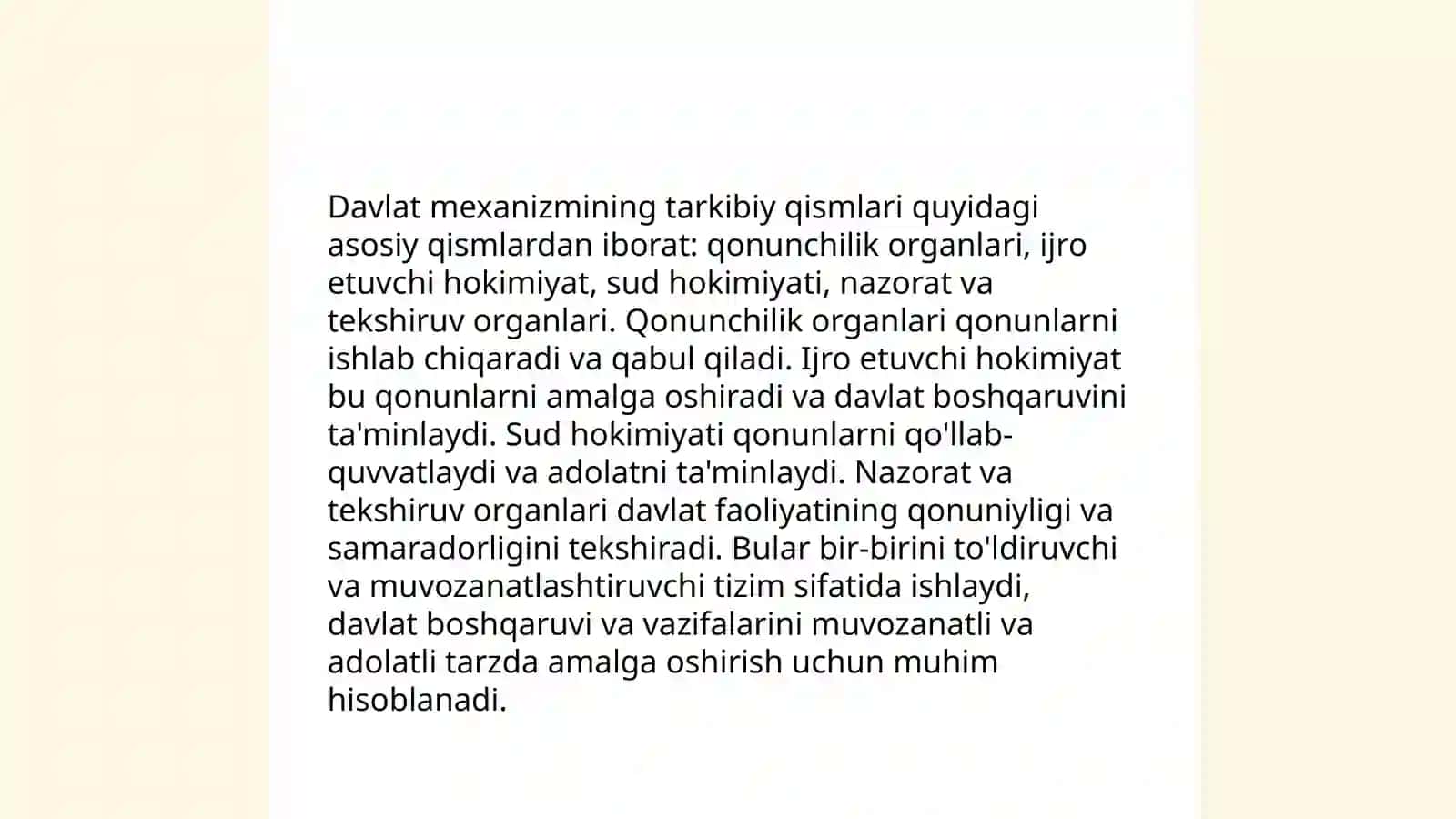 Davlat mexanizmi: tushunchasi tarkibiy qismlari 4