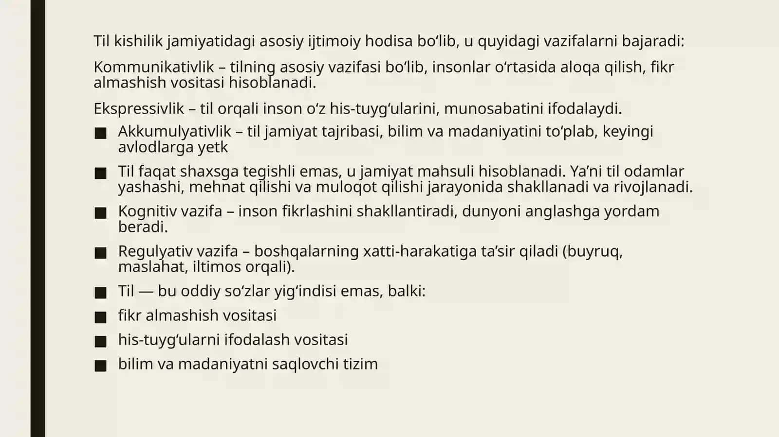 Oʻzbek tilini sohaga yoʻnaltirib oʻqitishning maqsadi va vazifalari 4