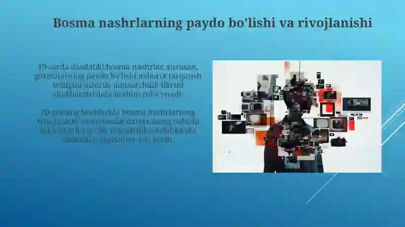 Ommaviy axborot vositalaritarixivarivojlanishbosqichlari 4