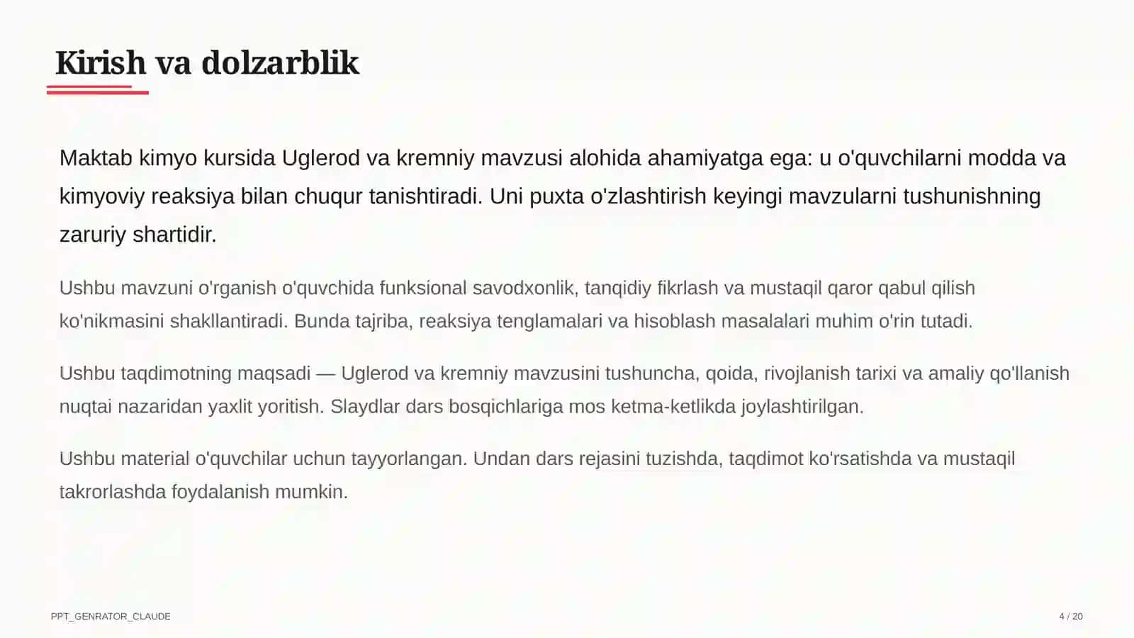 Uglerod va kremniy (9-sinf) 4