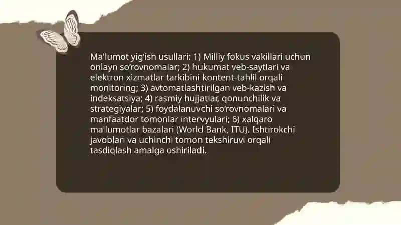 Elektron hukumat kuzatuvi indeksini baholash metodikasi 4