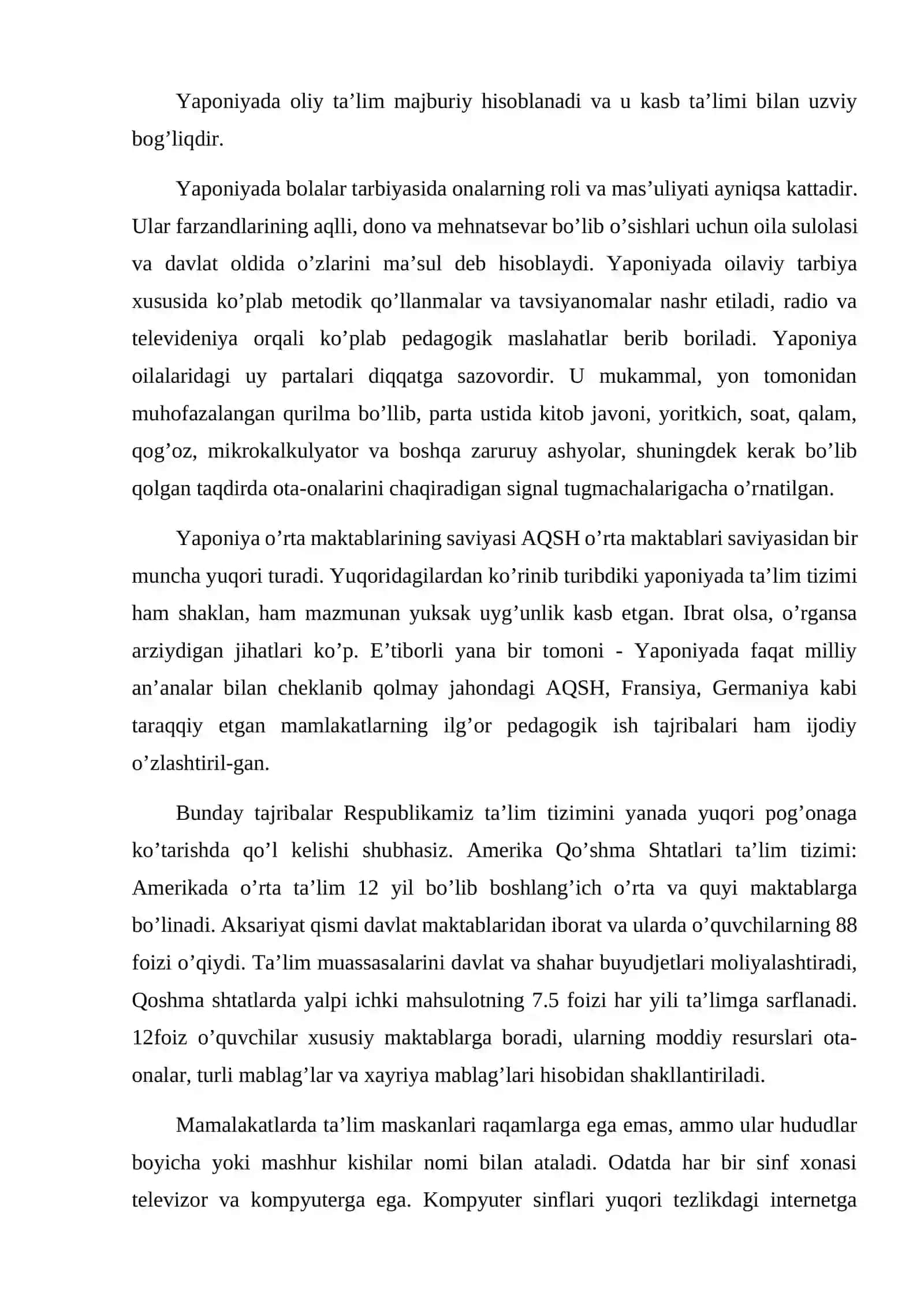 Ta’lim faoliyati sifatini boshqarishda chet el tajribasi 4