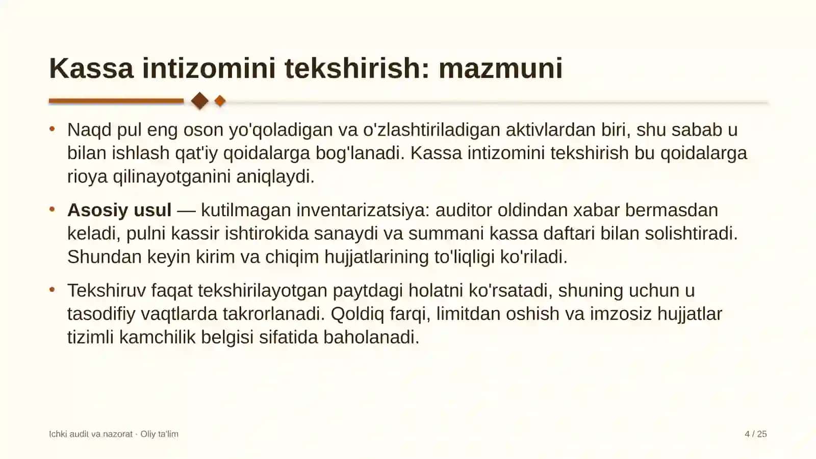 energetikada kassa intizomini tekshirish 5846 4