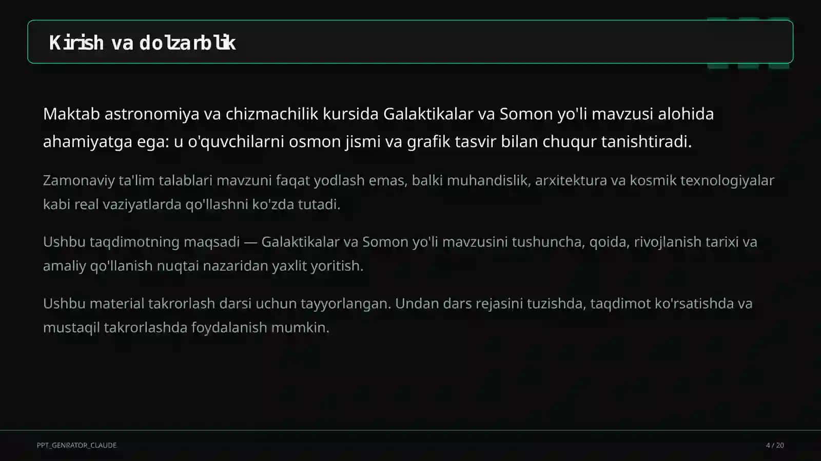 Galaktikalar va Somon yo'li (11-sinf) 4