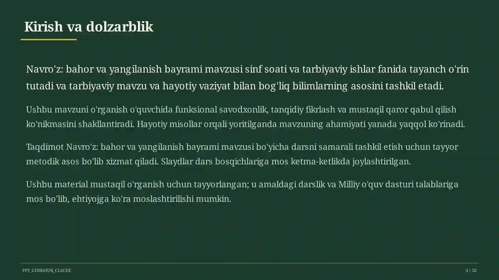 Navro'z: bahor va yangilanish bayrami 4
