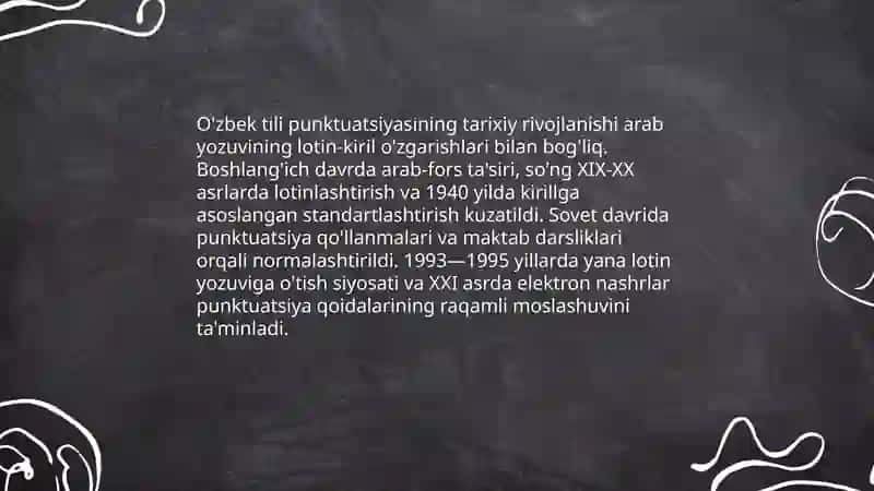 O'zbek tili punktuatsiyasi 4