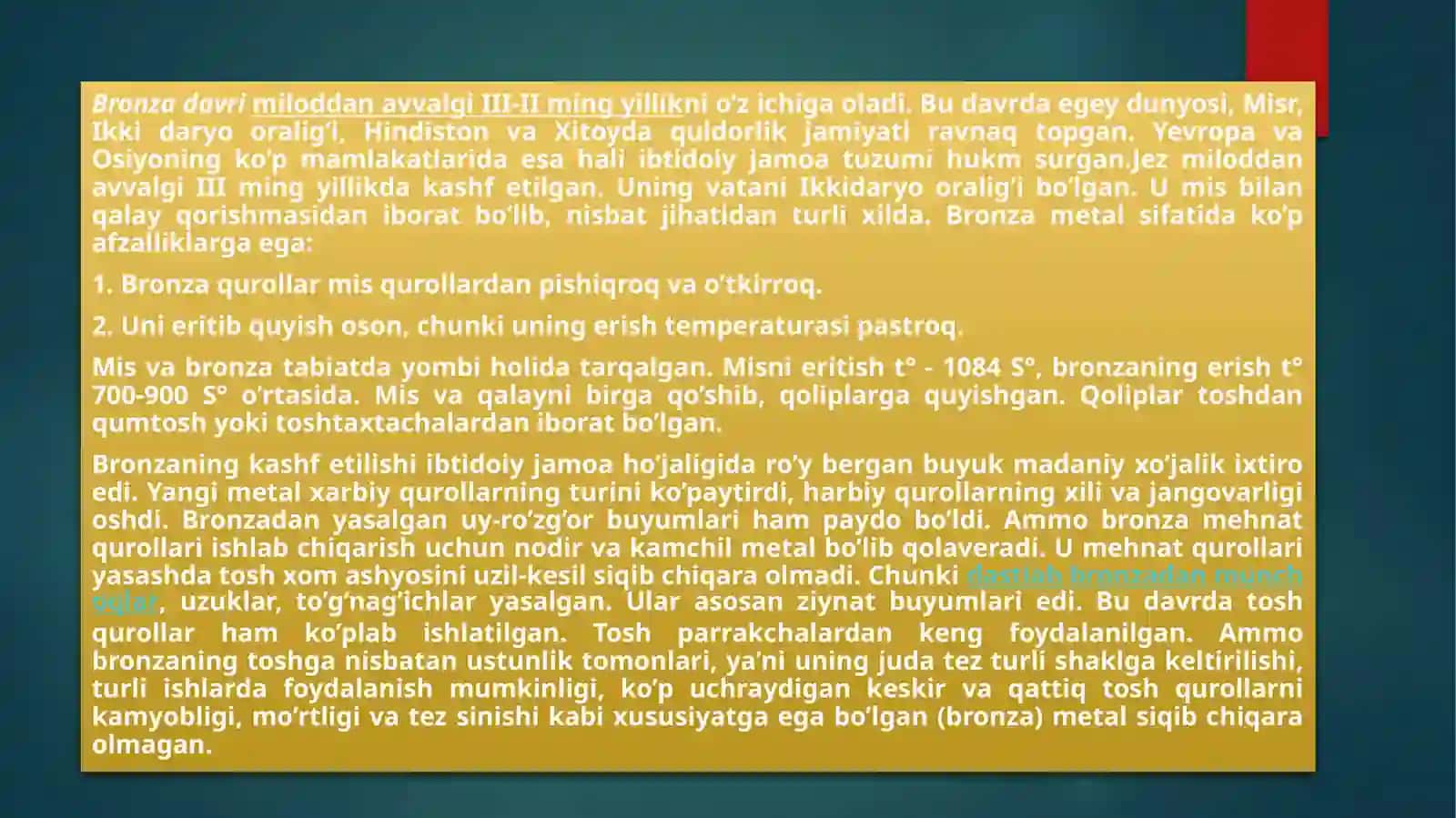 So‘nggi bronza  davri  Yodgorliklari (Arxeologiya) 4