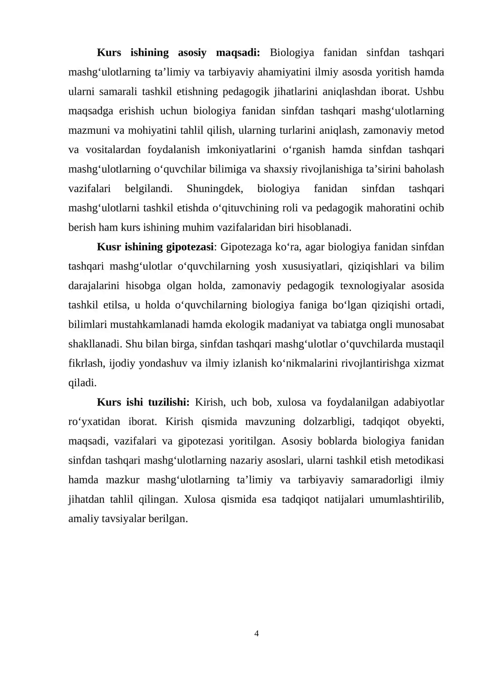 BIOLOGIYA FANIDAN SINFDAN TASHQARI MASHG‘ULOTLAR 4