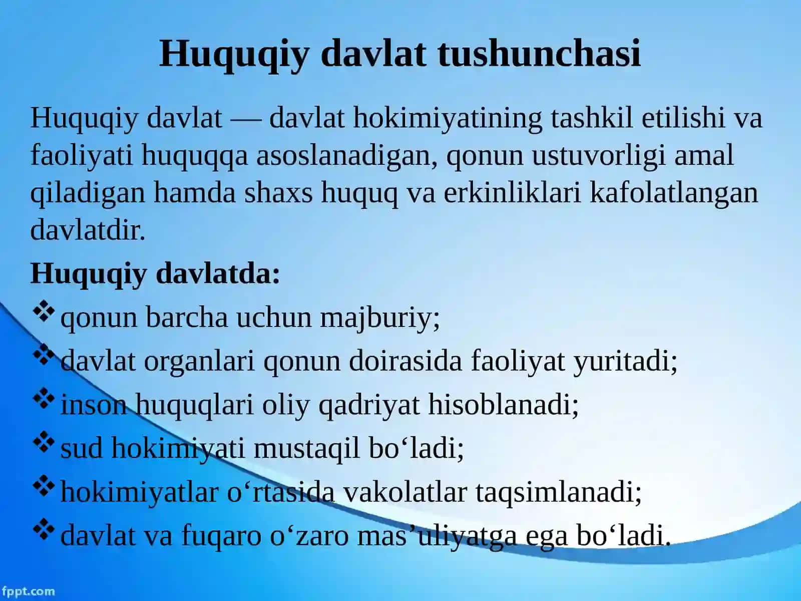 HUQUQIY DAVLAT NAZARIYASI 4