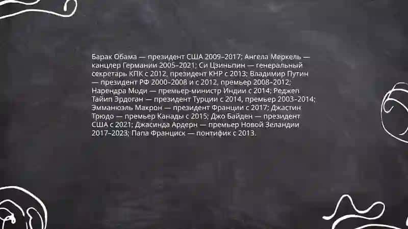 Известные люди современности 4