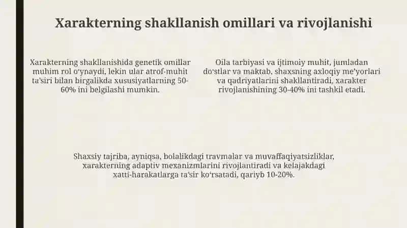 Harakter 4