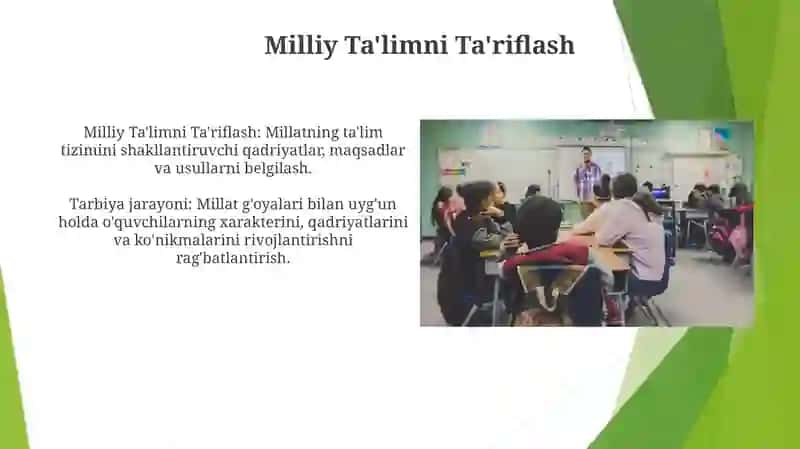 Milliy Tarbiya Konsepsiyasi Asosida Boshlangʻich Sinflarda Taʼlim-Tarbiya Jarayonlarini Tashkil Etish 4