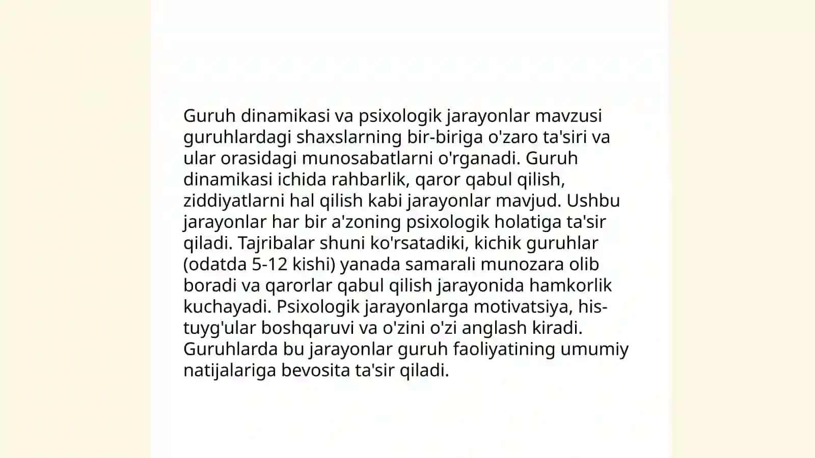 SOTSIAL PSIXOLOGIYANING FAN SIFATIDA RIVOJLANISHI 4