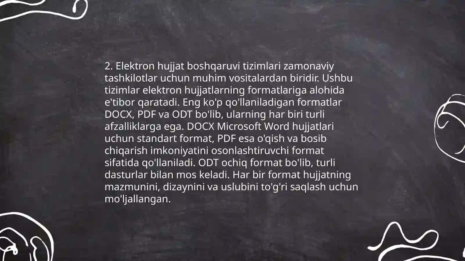 Elektron hujjat aylanish tizimlari 4