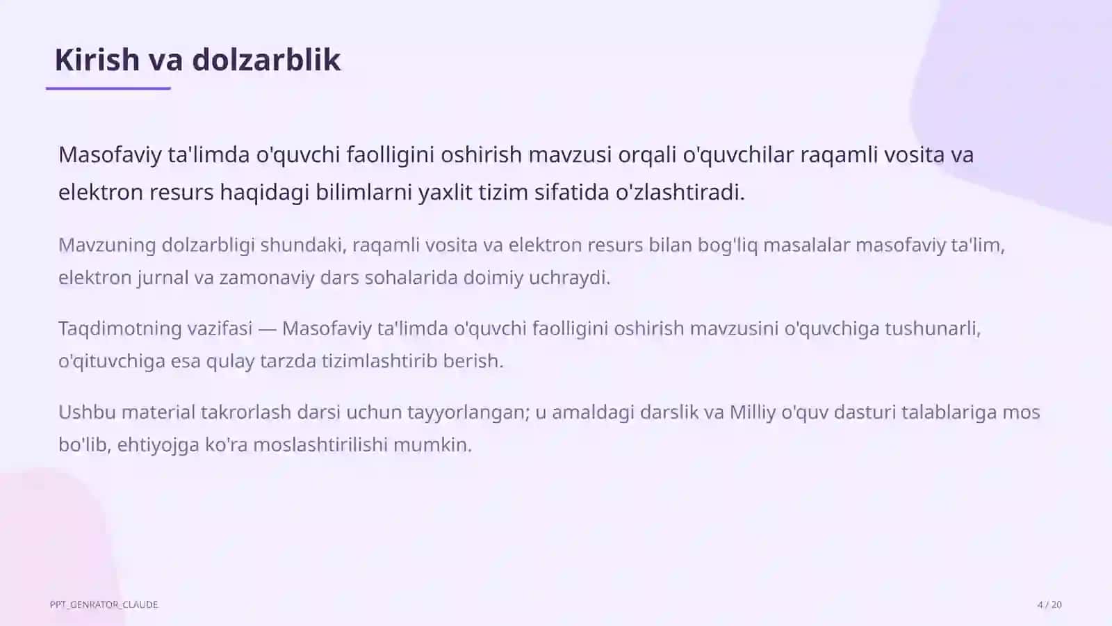Raqamli ta'lim texnologiyalari 4