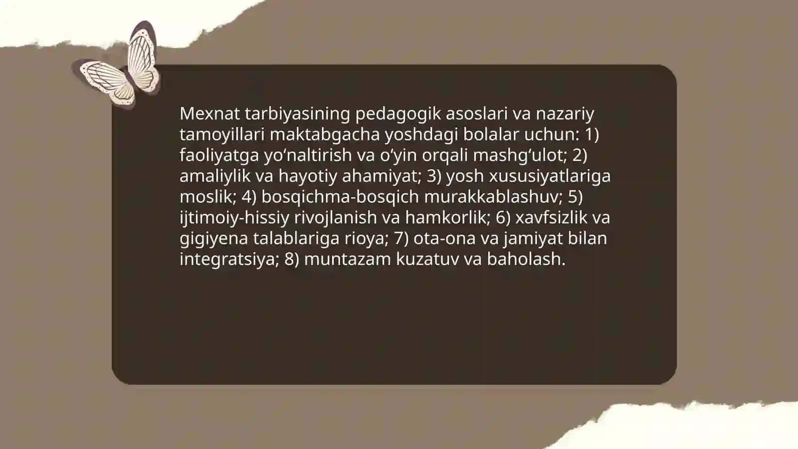 Maktabgacha tarbiya yoshidagi bolalarning mexnat tarbiyasi 4