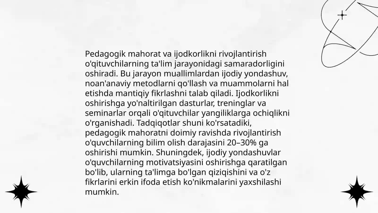 O‘qituvchilik kasbining asosiy talablari 4