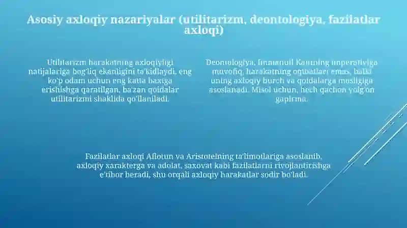 Etikanazaryalari 4