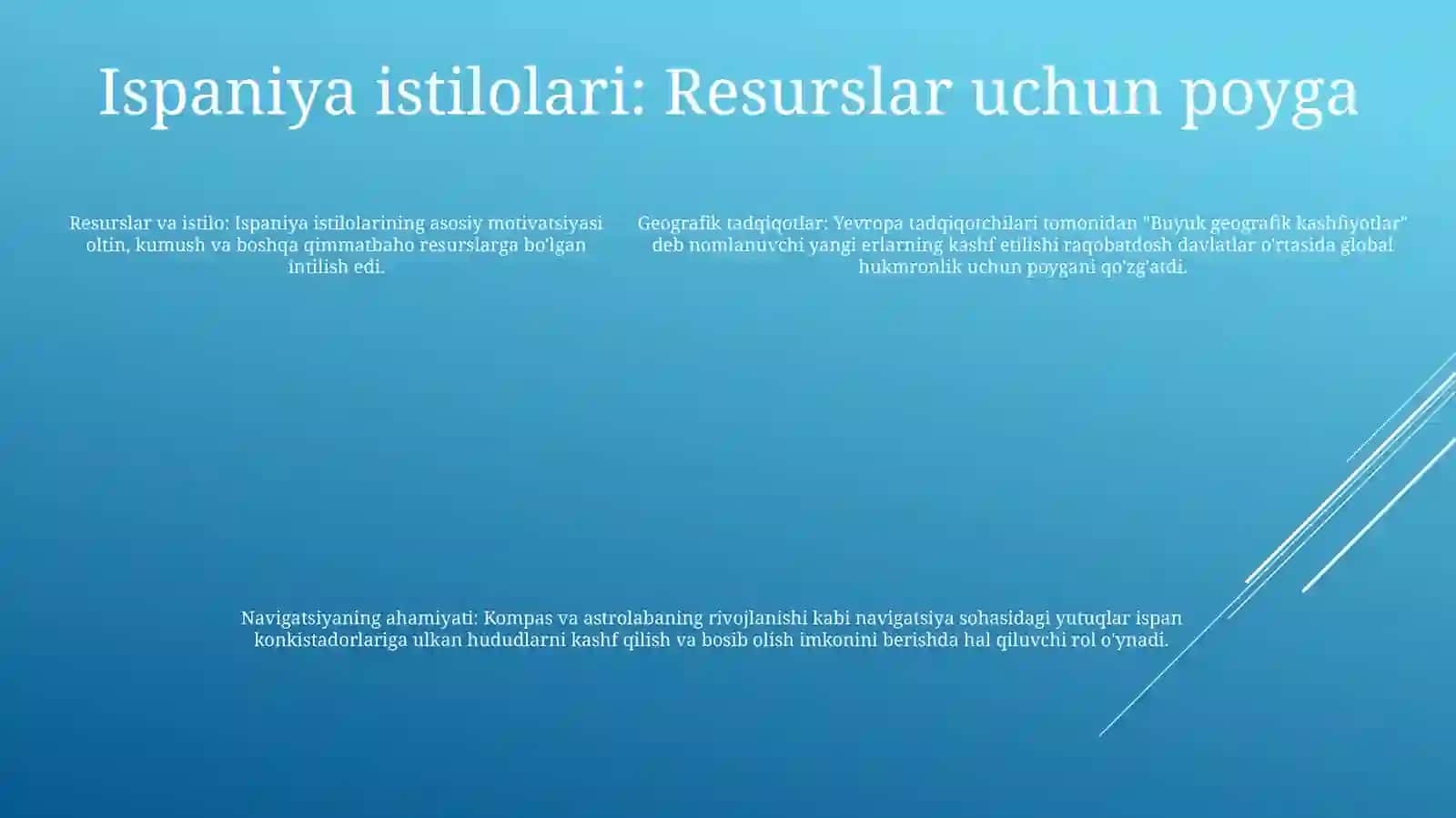 Buyuk Geografik Kashfiyotlar Va Ularning Ahamiyati 4