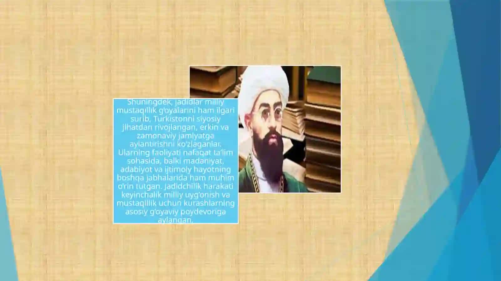 Jadidma’rifatparvarlarining maktablar va maktab darsliklari yaratilishi va gixmatlari 4