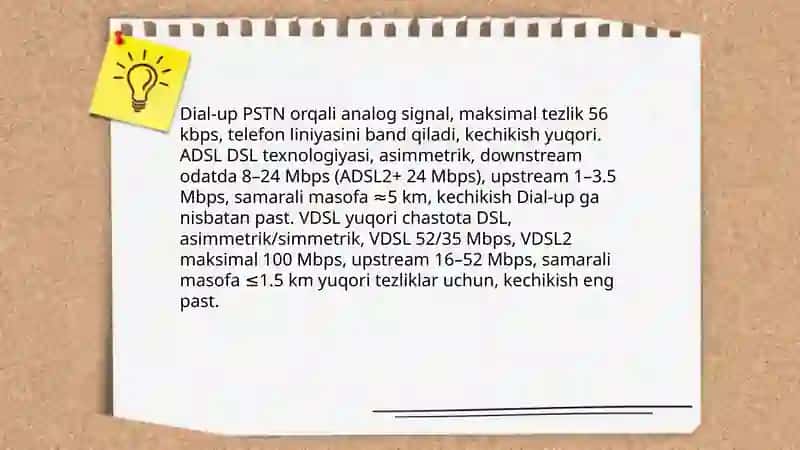 Modem va tarmoq qurilmalari 4