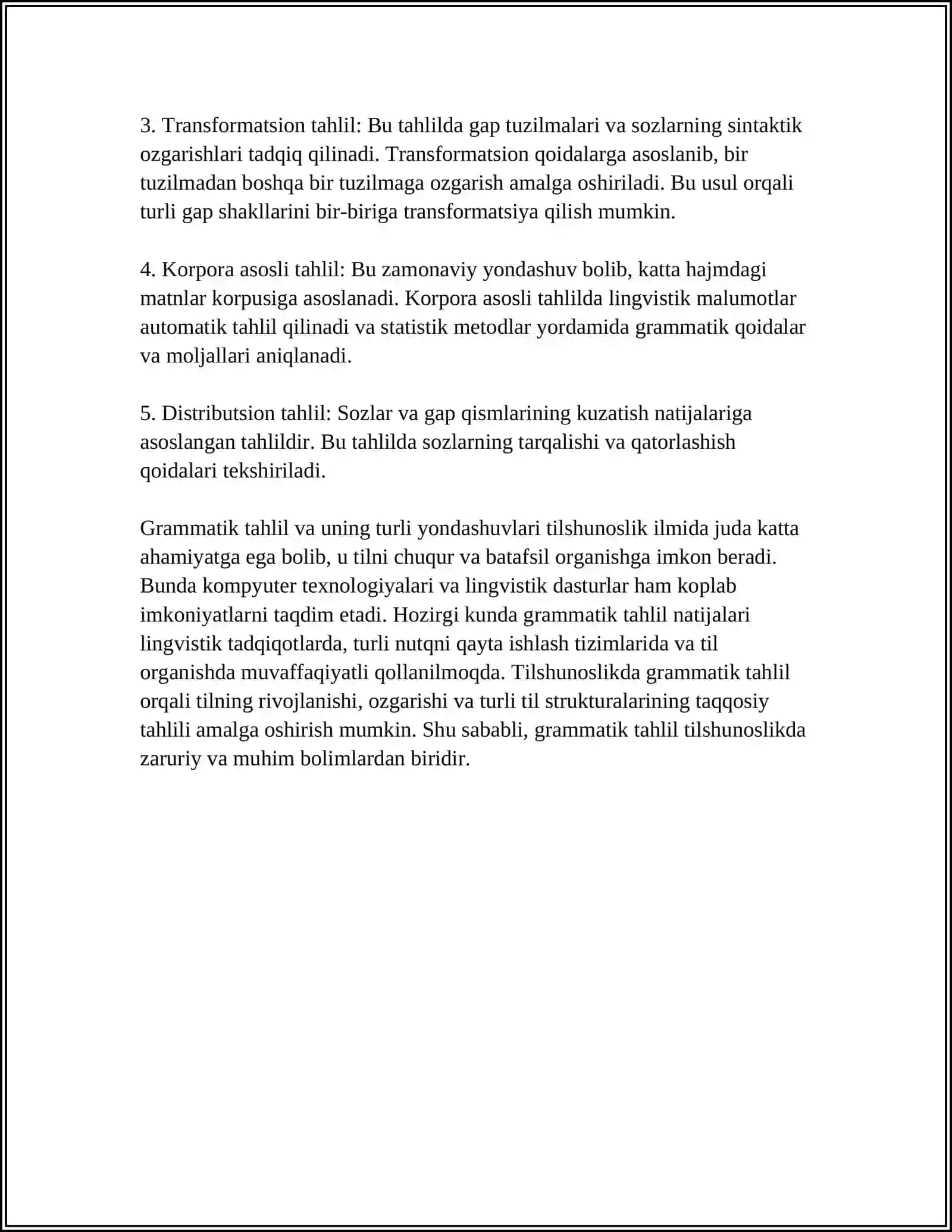 GRAMMATIKA VA GRAMMATIK TAʼLIMOT 4