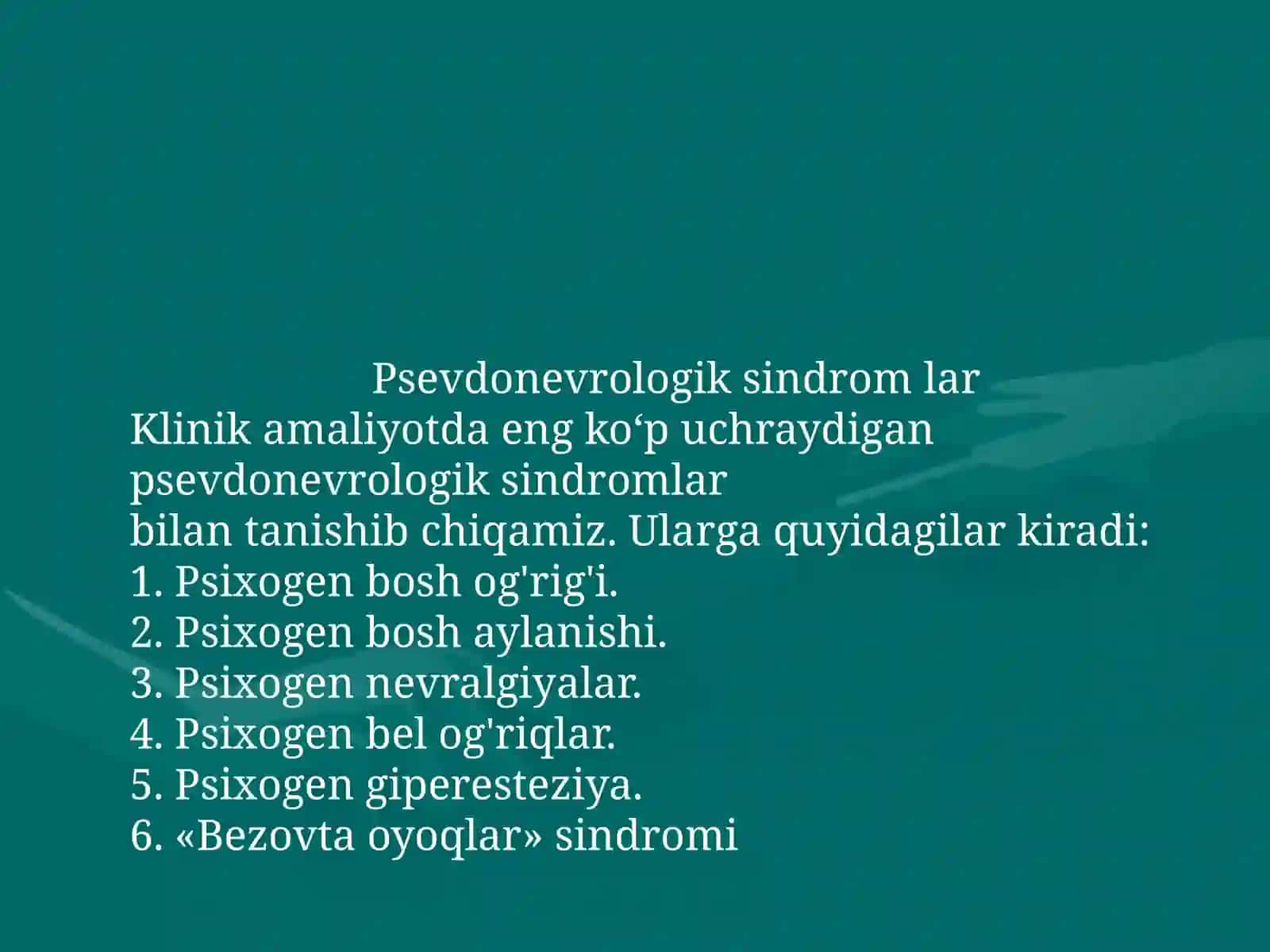 Psixosomatik kasalliklar 4