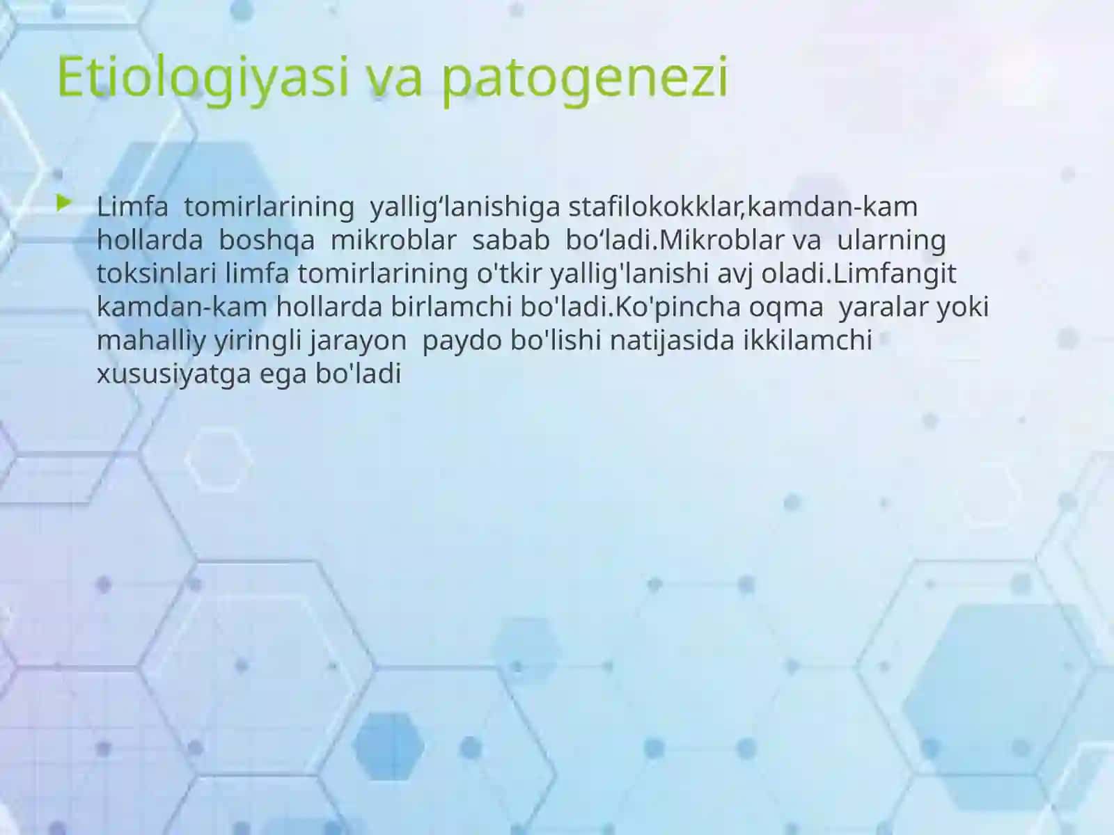 Limfa tugunlari,qon va limfa tomirlari yiringli yallig’lanish kasalliklari.pptx 4