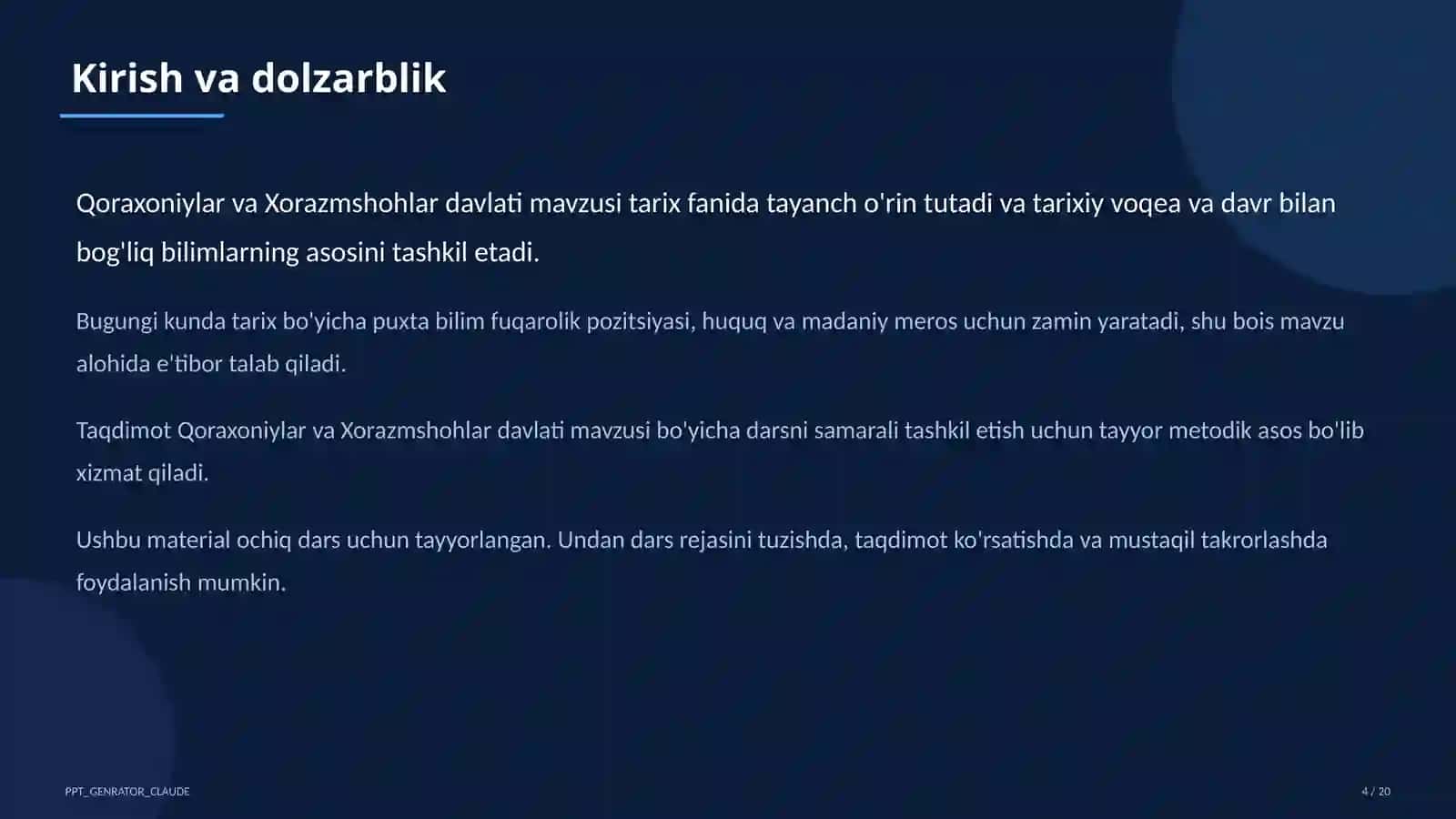 Qoraxoniylar va Xorazmshohlar davlati (7-sinf) 4