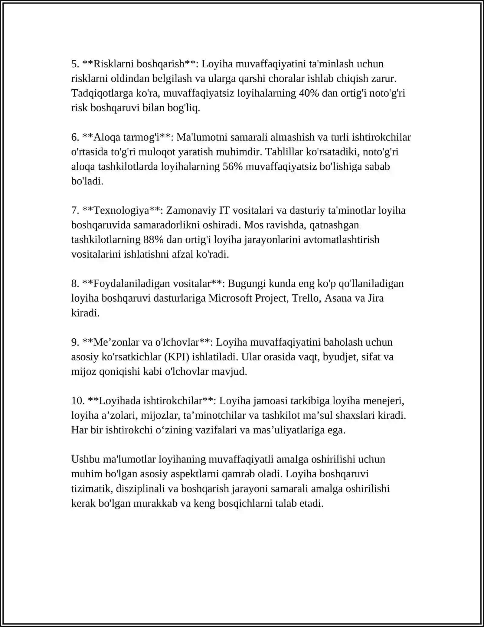 REFERAT Mavzu: O'QUVCHILARNI IJTIMOIY FAOLLIKKA O'RGATISHDA LOYIHA METODI 4