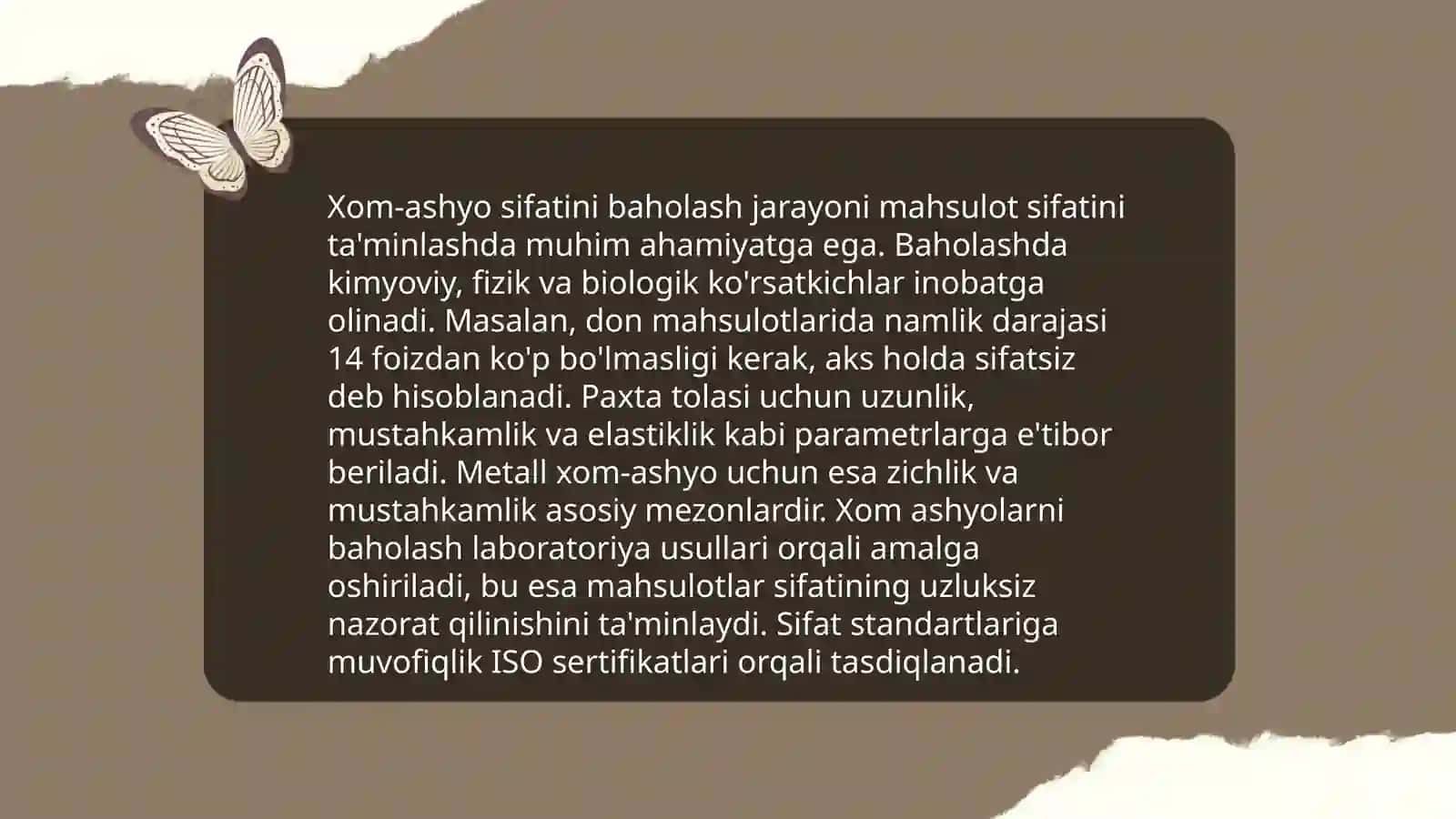 Paxta tozalash korxonalarining umumiy texnologik jarayonlari 4
