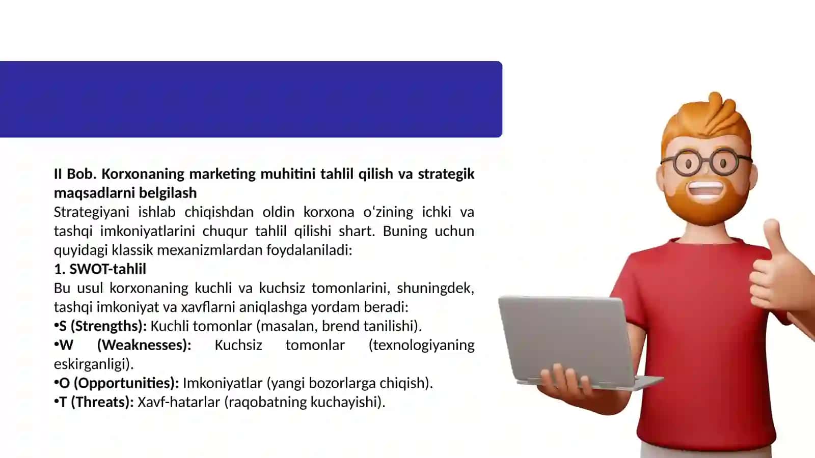 Korxonalarda marketing strategiyasini ishlab chiqish mexanizmlari. 4