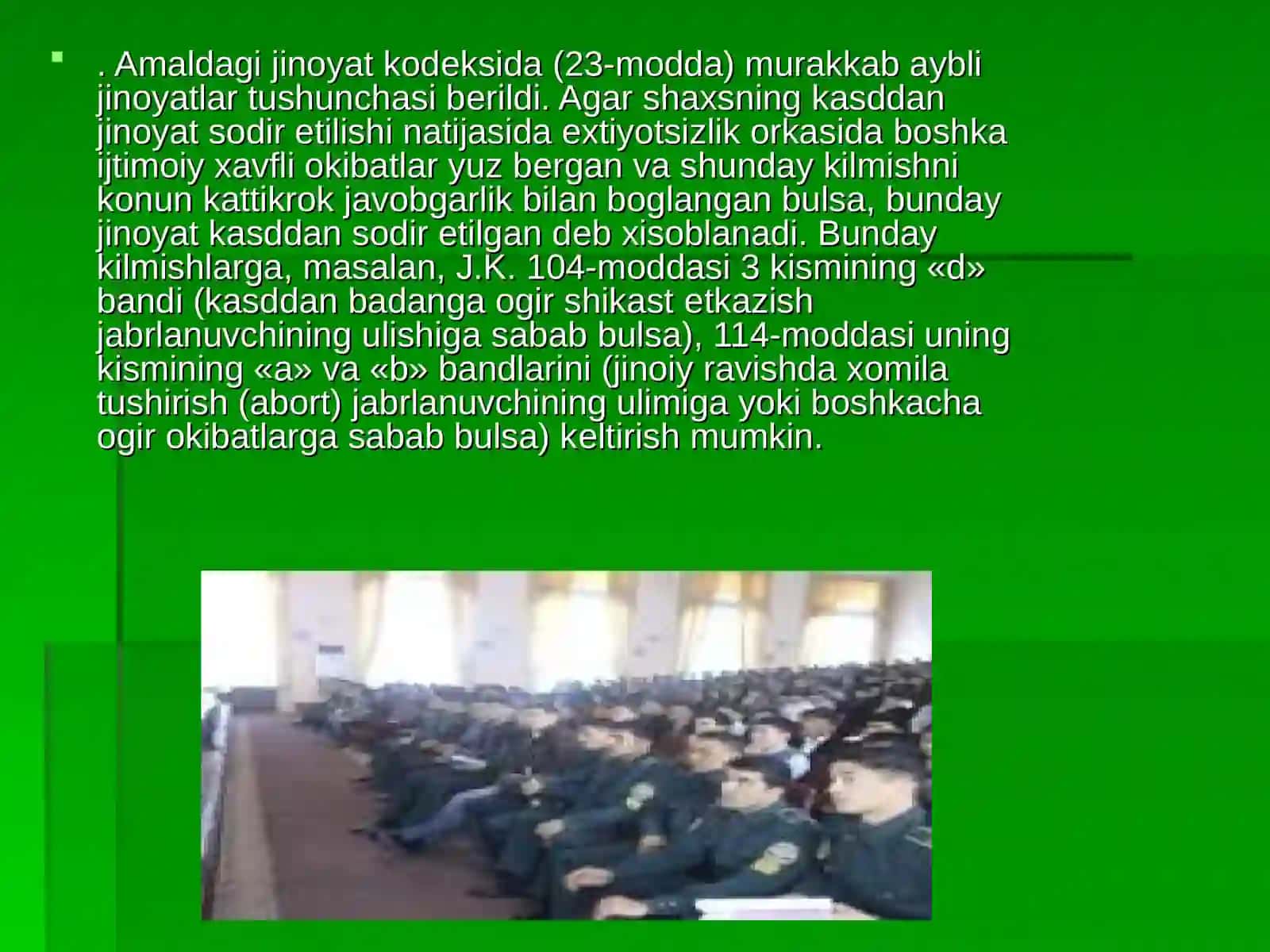 Jinoiy jazolar tizimi 4