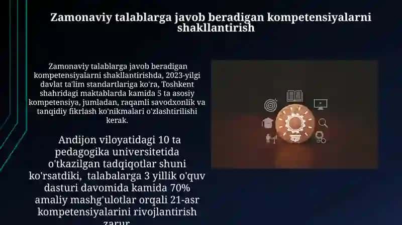 Tarbiya fani buyicha yaratilgan Davlat taʼlim standartlari malaka talablari dasturlar tahlili 4
