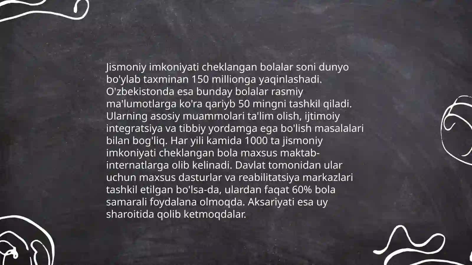 Imkoniyati cheklangan bolalar turlari va ularniinklyuziv ta'limga jalb etish 4