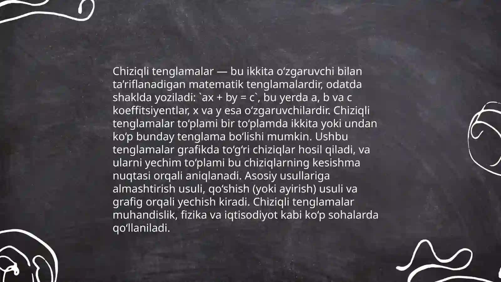 5-sinfda tenglamalar yechish 4