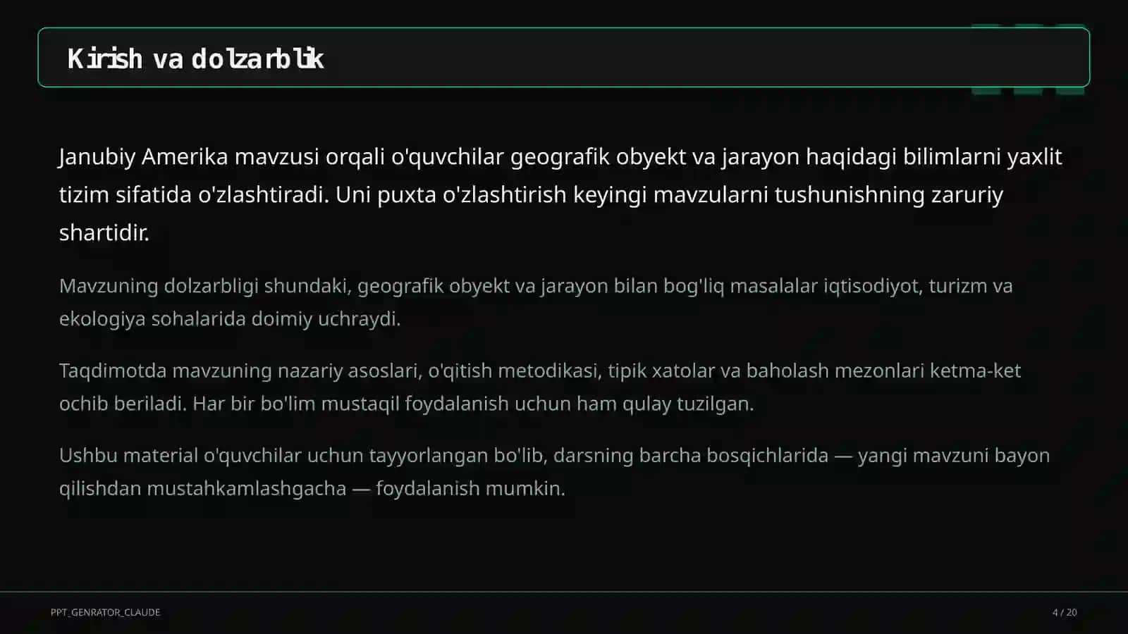 Janubiy Amerika (7-sinf) 4