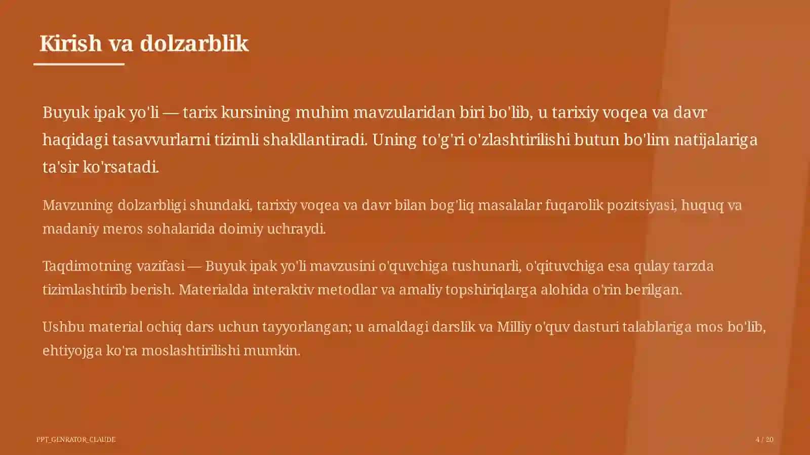 Buyuk ipak yo'li (5-sinf) 4