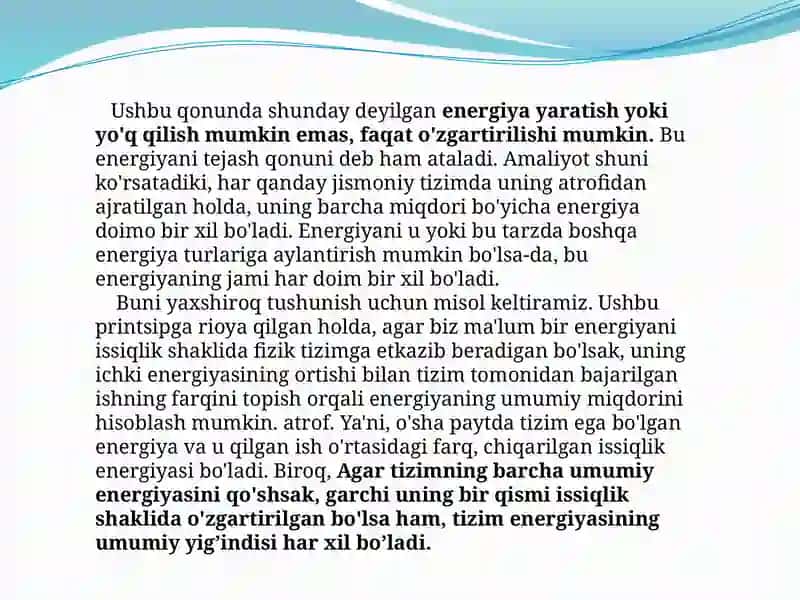 TERMODINAMIKA QONUNLARI 4