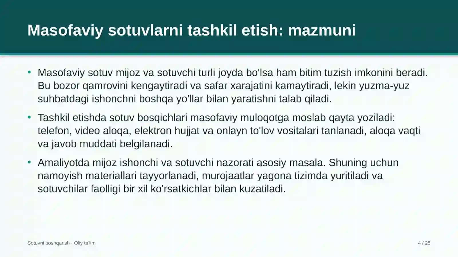 Asalarichilikda masofaviy sotuvlarni tashkil etish 4