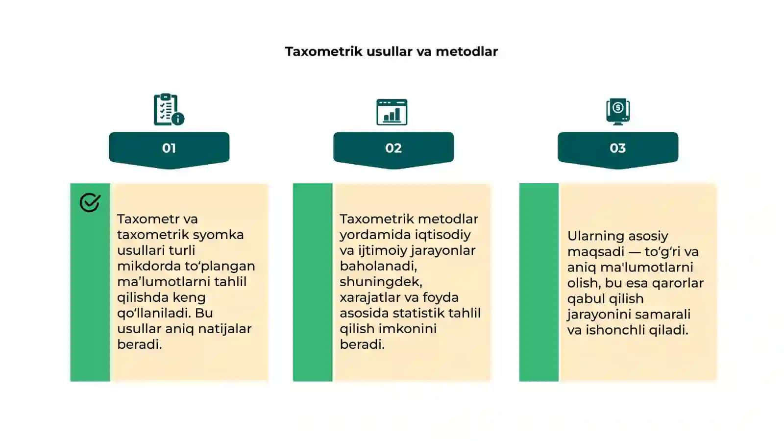 Taxometr va Taxometrik syomka 4