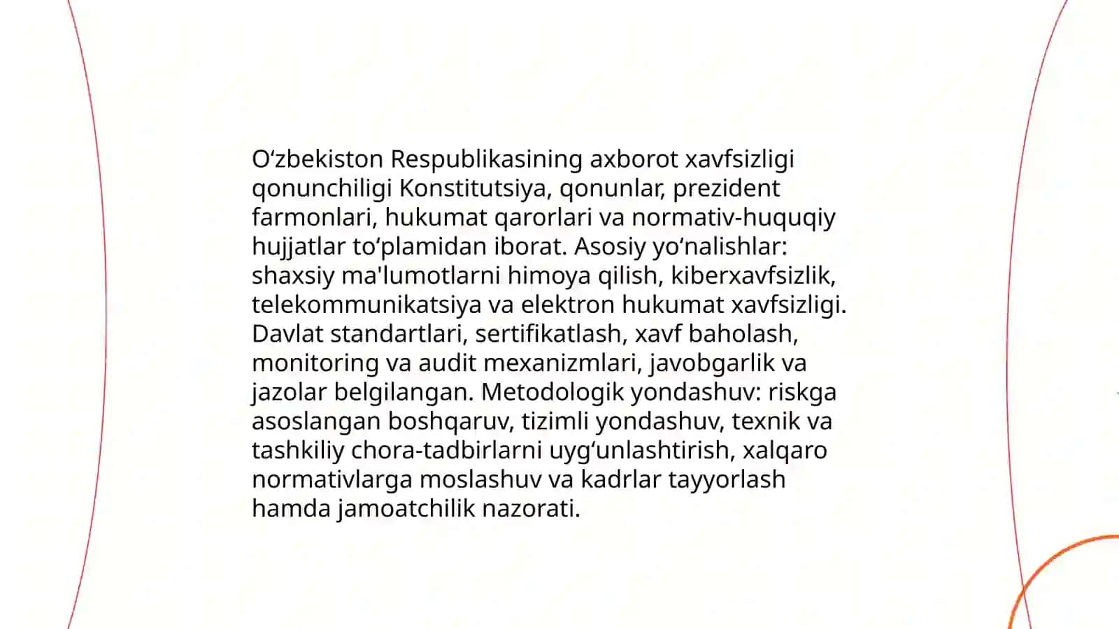 Axborot xavfsizligi taminlashning huquqiy metodologik asoslari 4