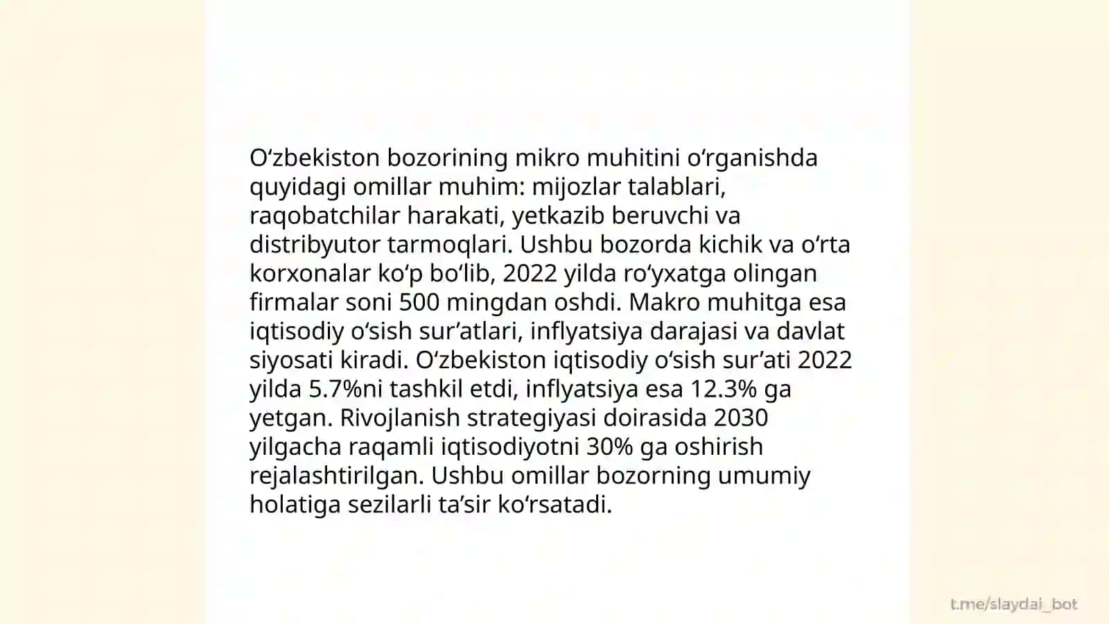 Artel kompaniyasining marketing strategiyasini ishlab chiqish va uni O'zbekiston bozorida segmentlash 4