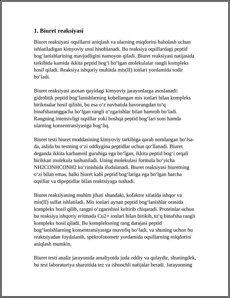 OQSILLARGA XOS SIFATI REAKSIYALAR 4