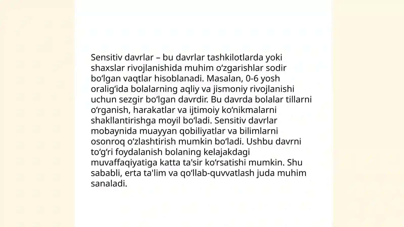 Kritik va sensitiv davrlar by Jalilova Zarina 4